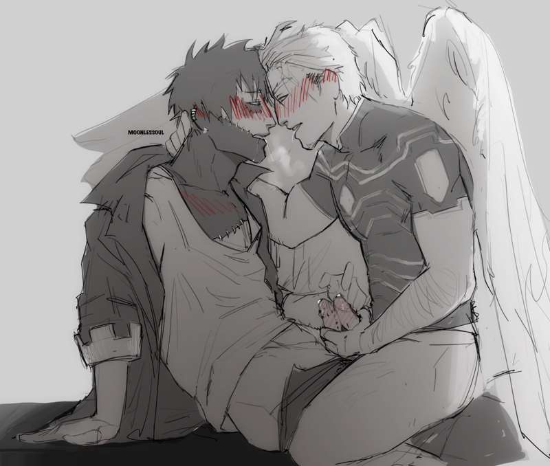 2boys, boku no hero academia, dabi, gay, hawks (my hero academia), keigo takami, moonlessoul, my hero academia, takami keigo, todoroki touya, touya todoroki