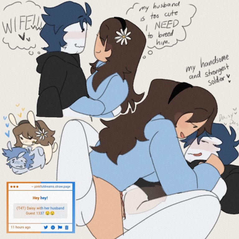 1girl1boy, alien, cuntboy, cuntboy penetrated, cuntboy/male, daisy (the last guest), forsaken (roblox), futanari, guest 1337 (forsaken), guest 1337 (the last guest), penetration, penis in pussy, roblox, saltsforcooking, the last guest