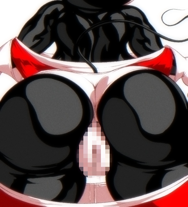 2d 2d_(artwork) angelauxes anthro big_butt censored close_up clothed disney furry gloves minnie_mouse mouse mouse_tail panties pants_down public_domain shiny_skin skirt_lift solo solo_female tagme tail undressing wet wet_pussy