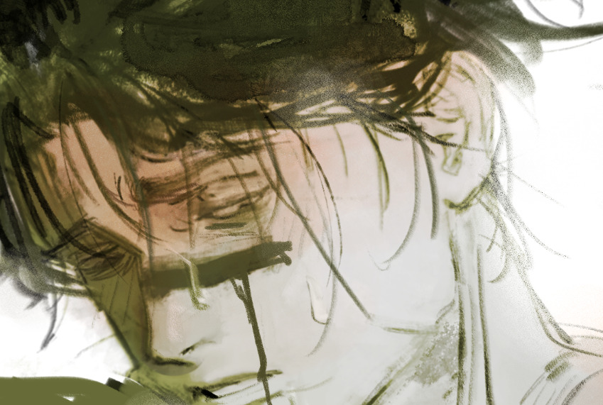 blush, choso kamo, jujutsu kaisen, male, male only, sweating