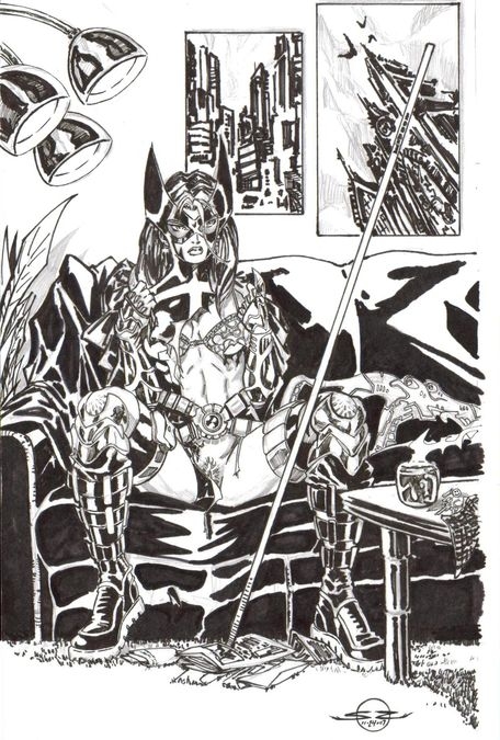artist_request birds_of_prey dc dc_comics female huntress_(dc) tagme