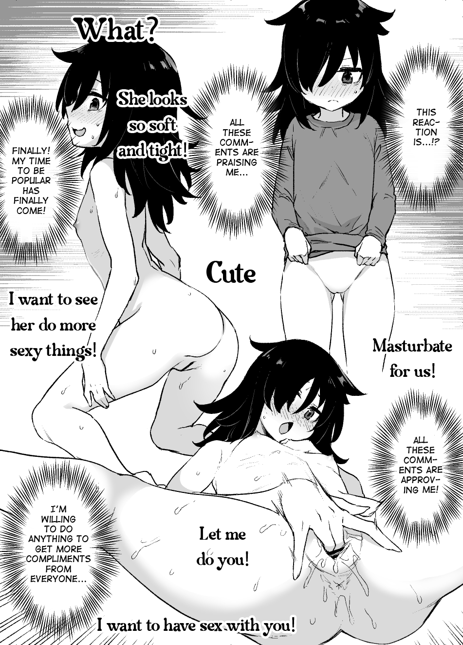 1girls baggy_eyes dialog dialogue english_text female female_focus female_only fingering fingering_pussy fingering_self hair_over_one_eye hoodie hoodie_only kuroki_tomoko kusayarou light-skinned_female light_skin long_hair manga manga_style masturbating masturbation naked naked_female nipples petite petite_body petite_breasts petite_female petite_girl phone phone_screen pussy pussy_juice pussy_juice_drip selfie selfie_pose shirt shirt_only shirtless slutty_clothing slutty_outfit small_boobs small_breasts smaller_female teen teenage_girl teenager text thighs tired_eyes watashi_ga_motenai_no_wa_dou_kangaetemo_omaera_ga_warui! wet wet_body wet_pussy white_skin white_skinned_female