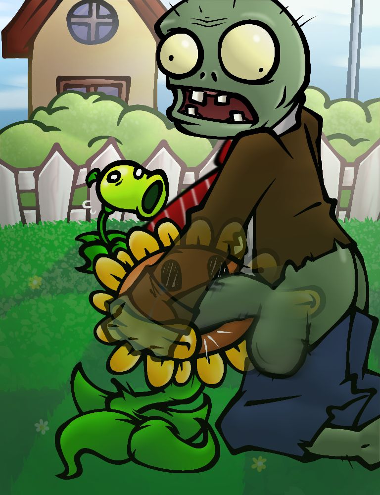 1girls, anthro, anthrofied, ass, blowjob, breasts, deepthroat, female, flora fauna, martyan, oral, peashooter (pvz), plant, plant girl, plant humanoid, plantie, plants vs zombies, plants vs. zombies, popcap games, pussy, straight, sunflower (pvz), zombie (pvz)