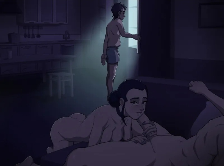 1girls, 2boys, 2d, asian, asian female, cheating, cheating wife, chen lin, cuckold, disney, female, game cg, hidden sex, hiding, joan lin, lazy tarts, light-skinned female, lord cedric, male, milf, nude, nude female, nude male, room, somka108, stealth sex, w.i.t.c.h., waiting, witch hunter