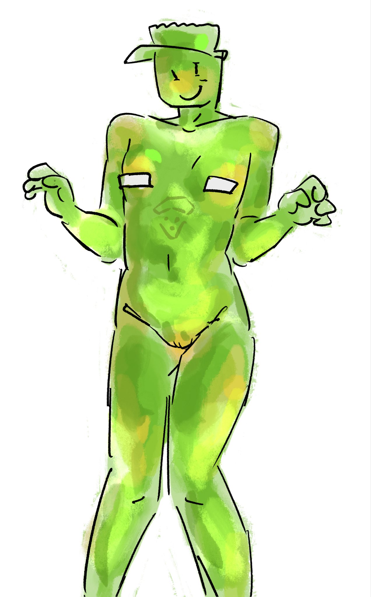 cuntboy, elliot (forsaken), forsaken (roblox), green body, gummy elliot (forsaken), intersex, nude, roblox, roblox game, robloxian, rrresna, solo cuntboy, tagme, taped nipples