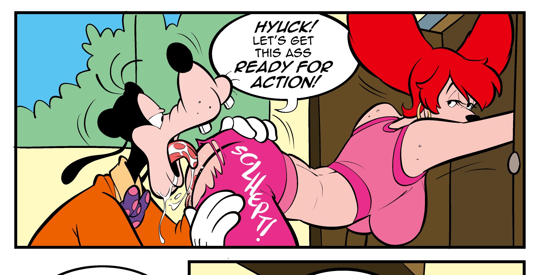 1boy, 1girls, animal humanoid, anthro, ass, big ass, big breasts, big thighs, breasts, bust, busty, canine, canine humanoid, cat girl, cat humanoid, catgirl, cheating, cheating wife, curvaceous, curvy, curvy figure, digital media (artwork), disney, dog boy, feline, feline humanoid, female, goof troop, goofy, goofy (disney), hips, hourglass figure, huge ass, huge breasts, huge thighs, humanoid, large ass, large breasts, large thighs, legs, light skin, light-skinned female, male, male/female, markkleanup, mature, mature female, milf, peg pete, slim waist, straight, thick, thick hips, thick legs, thick thighs, thighs, voluptuous, waist, wide hips, wife