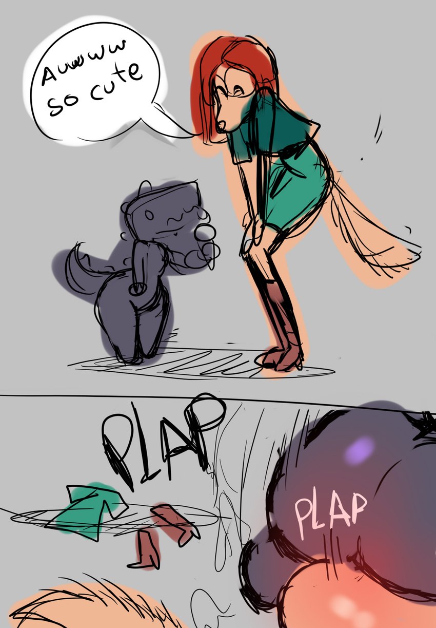 comic, furry, illumination entertainment, instant loss 2koma, la tiapat, male, sing (movie), sing 2 (movie), small but hung, small dom big sub, smaller male, suki lane