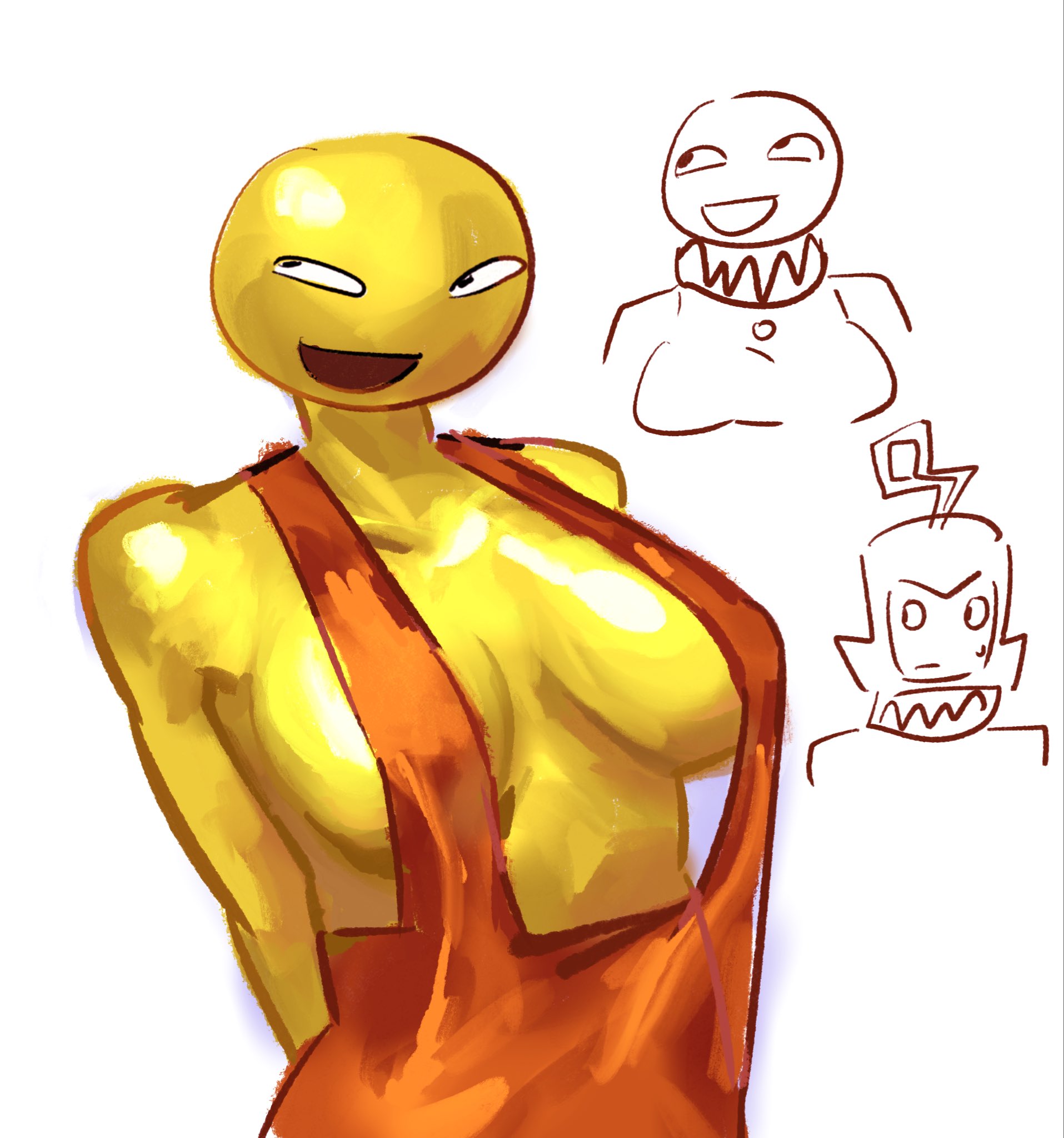 1girls, big breasts, breasts, charlatan (forsaken), epic face, female, female focus, forsaken (roblox), revealing clothes, ringmaster (forsaken), roblox, roblox game, robloxian, rrresna, suggestive, suspenders, tagme, yellow skin