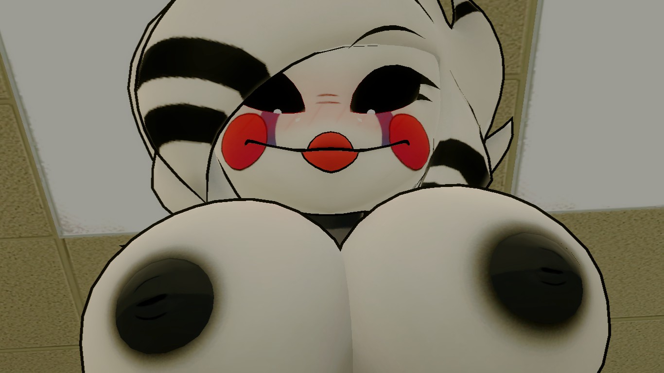 3d, breasts, female, five nights at freddy's, fnaf, fredina's nightclub, garry's mod, marie (cally3d), marie (cryptia), marionette (fnaf), puppet (fnaf), solo