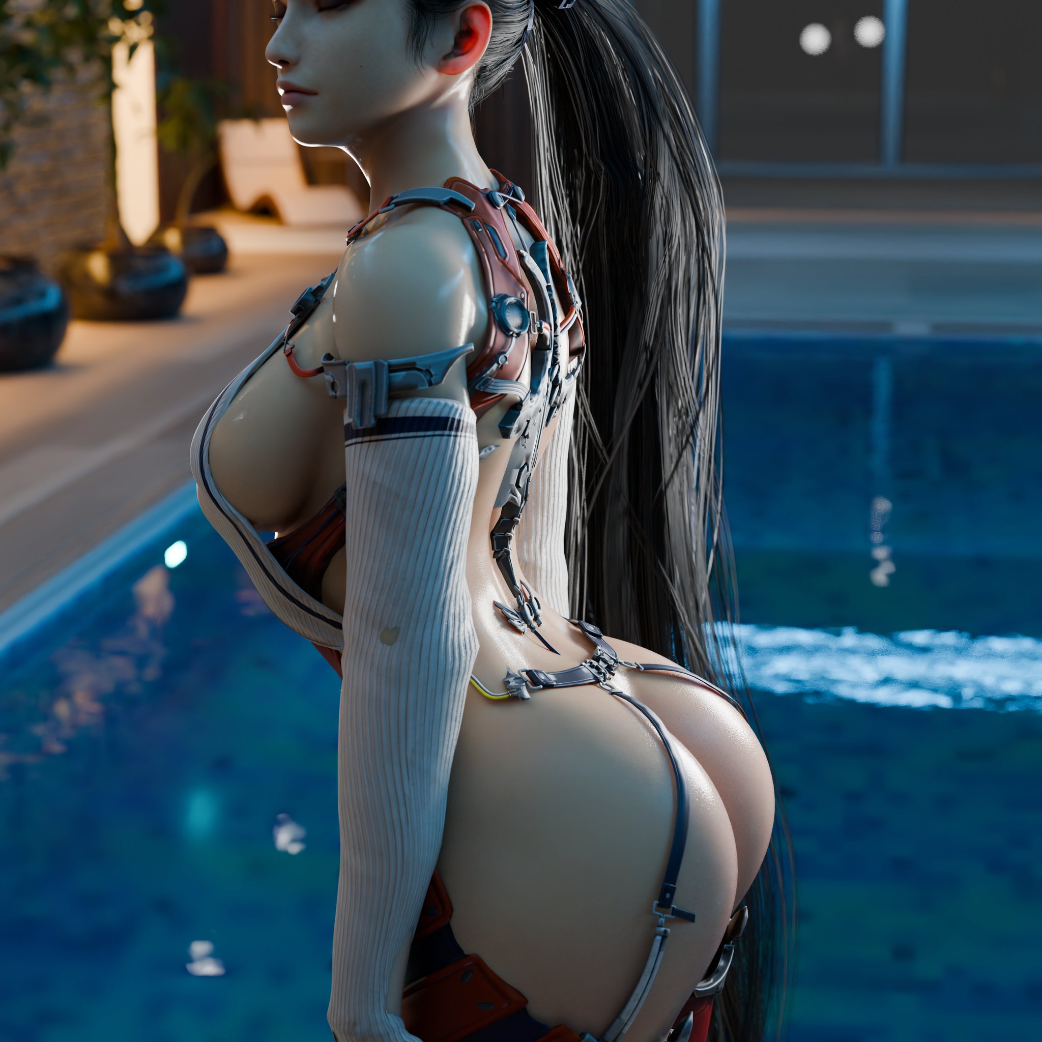 1girls, 3d, andro-eidos, ass, big ass, big breasts, big thighs, breasts, bubblebubbleb, curvaceous, curvy, curvy figure, cyborg, eve (stellar blade), female, gynoid, hips, hourglass figure, huge thighs, humanoid, large ass, large thighs, legs, light skin, light-skinned female, mature, mature female, shift up, slim waist, stellar blade, thick, thick hips, thick legs, thick thighs, thighs, voluptuous, waist, wide hips