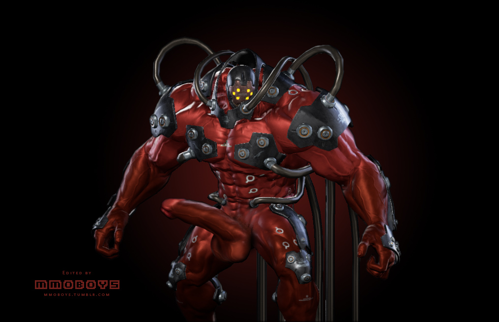 3d edit gigas_(tekken) humanoid_penis male male_focus male_only mmoboys mmoboys_(artist) penis photoshop red_skin solo tekken tekken_7