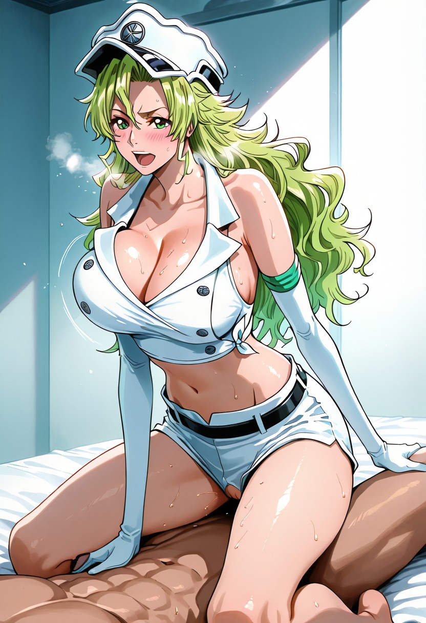 ai_generated bleach bleach:_the_thousand-year_blood_war candice_catnipp straddling