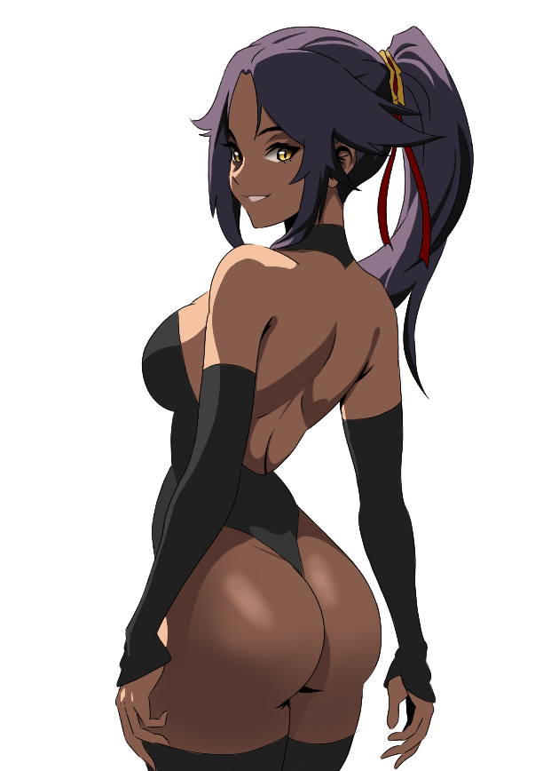 1girls, ass, black suit, bleach, dark skin, dark-skinned female, female, female only, jujunergy, shihouin yoruichi, solo