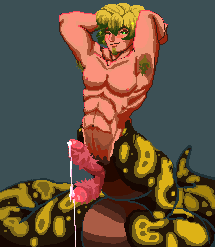 1boy abs cum cum_drip cumshot diphallia diphallism gay gay_male male male_focus male_only monster multi_genitalia multi_penis muscular muscular_male naga non-human nude nude_male penis snake snake_hair snake_man snake_penis snake_tail solo solo_focus