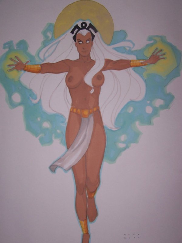 2004 dark-skinned_female dark_skin female marvel marvel_comics ororo_munroe phil_noto storm_(x-men) straight_hair tagme tiara x-men