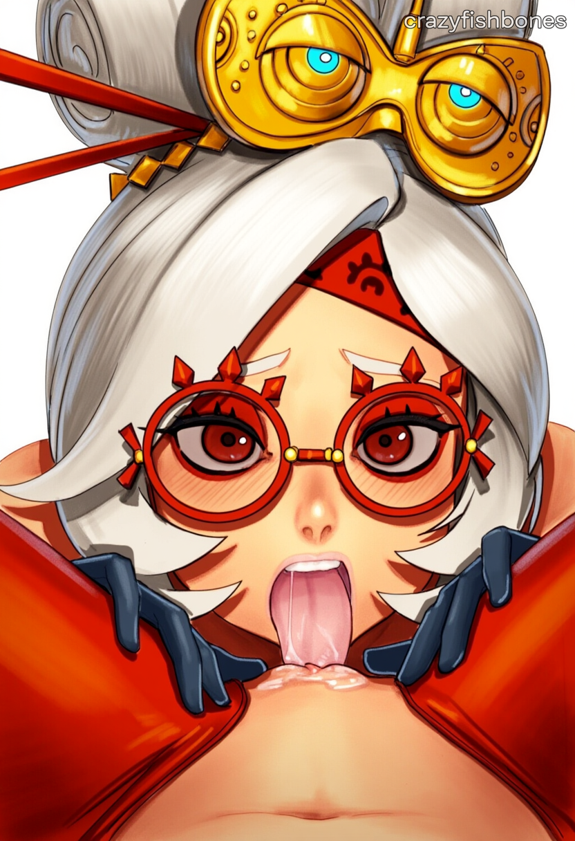 ai_generated eating_pussy glasses purah purah_(tears_of_the_kingdom) the_legend_of_zelda zelda_(tears_of_the_kingdom)