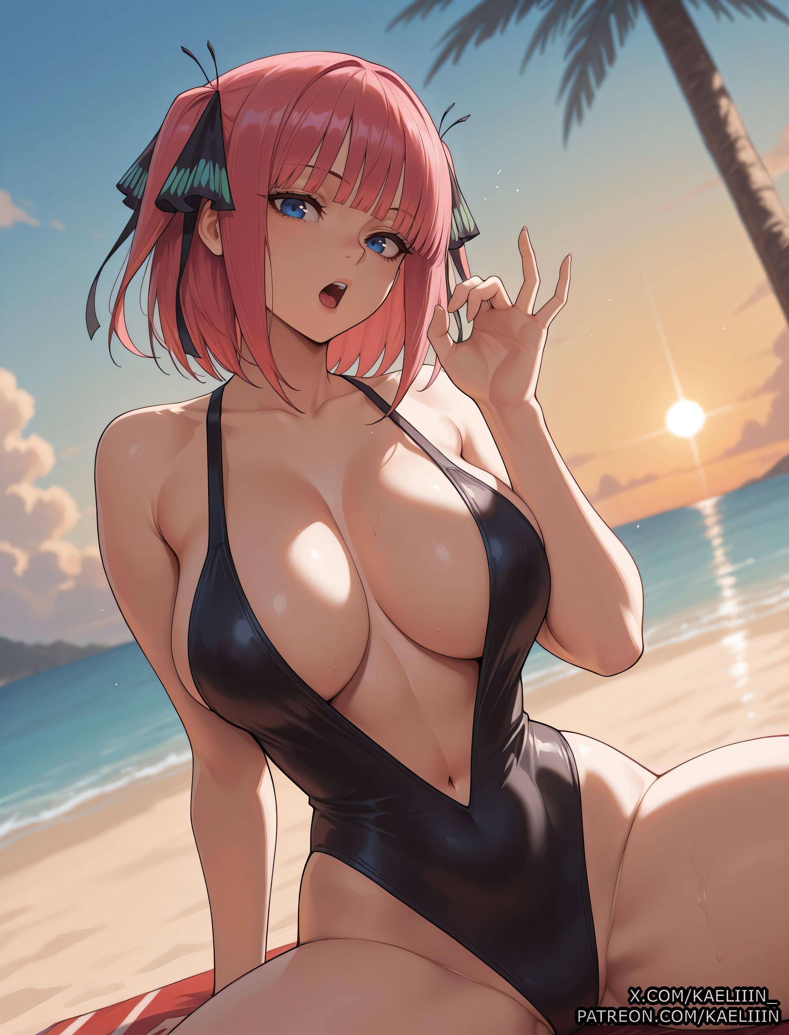 1girls, ai assisted, ai generated, anime, anime style, big ass, big breasts, breasts, clitoris, curvaceous, curvaceous body, curvaceous female, curvaceous figure, female, female focus, fit female, girl, girly, go-toubun no hanayome, hentai, hourglass figure, huge ass, huge breasts, kaeliiin, nakano nino, patreon, pink hair, pussy, sexy, shiny, twintails, uncensored, vagina, voluptuous, voluptuous female, waifu, waifu diffusion