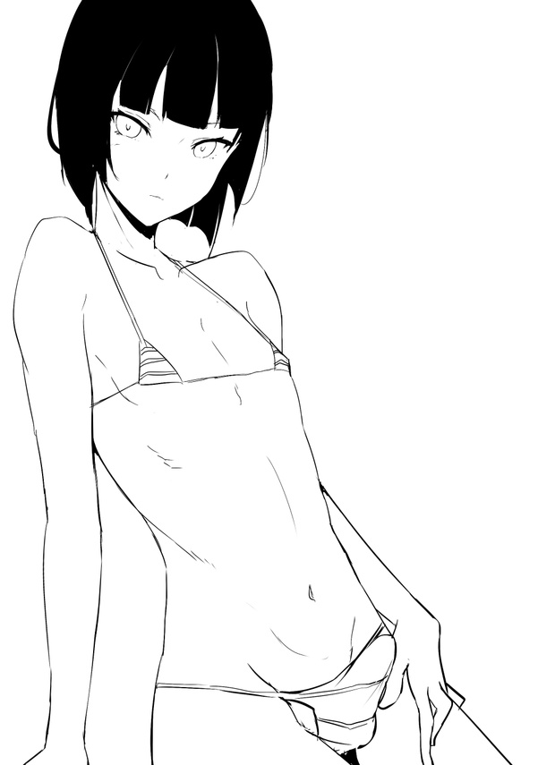 1boy black_and_white crossdressing erect_penis erection erection_under_clothes femboy girly male male_only micro_bikini nebaneba penis simple_background sissy sketch trap