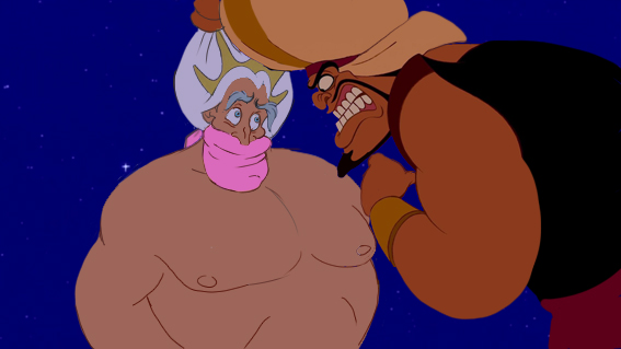 aladdin bondage bound captured disney gag gagged humiliation kidnapped king_triton male male_only razoul the_little_mermaid