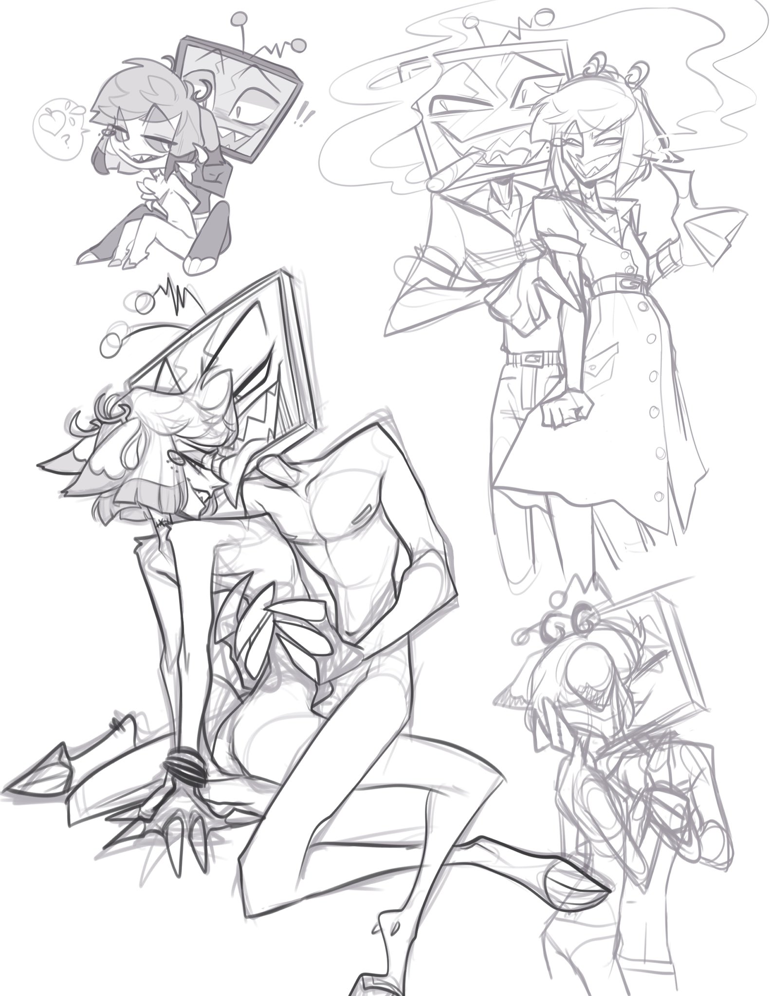 alastor (hazbin hotel), bondage, forced feminization, gay, gay anal, gay sex, hazbin hotel, homosexual, homosexual male, homosexual sex, male, male only, male penetrated, male penetrating, male penetrating male, male/male, vox (hazbin hotel), yaoi