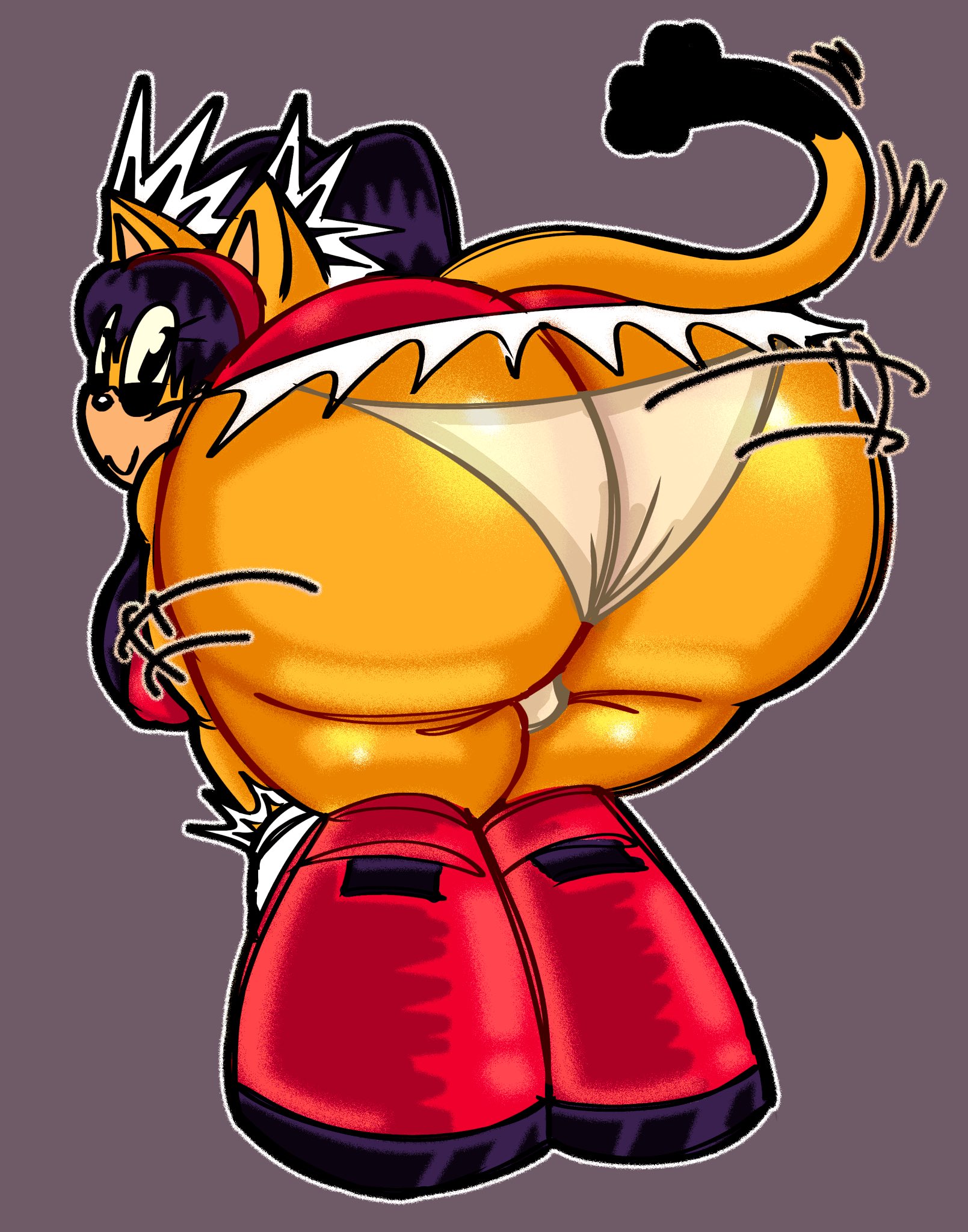 2d, ass, ass focus, ass jiggle, ass shake, big ass, breasts, bubble ass, bubble butt, butt, butt focus, cat ears, cat girl, cat tail, catgirl, cute, dark hair, dress, from behind, honey the cat, huge ass, large ass, looking at viewer, looking back, mobian, mobian (species), panties, sega, shaking, shaking ass, shaking butt, sonic (series), sonic the fighters, sonic the hedgehog (series), tagme, teasing, thick ass, voluptuous, wackyfolly, yellow fur