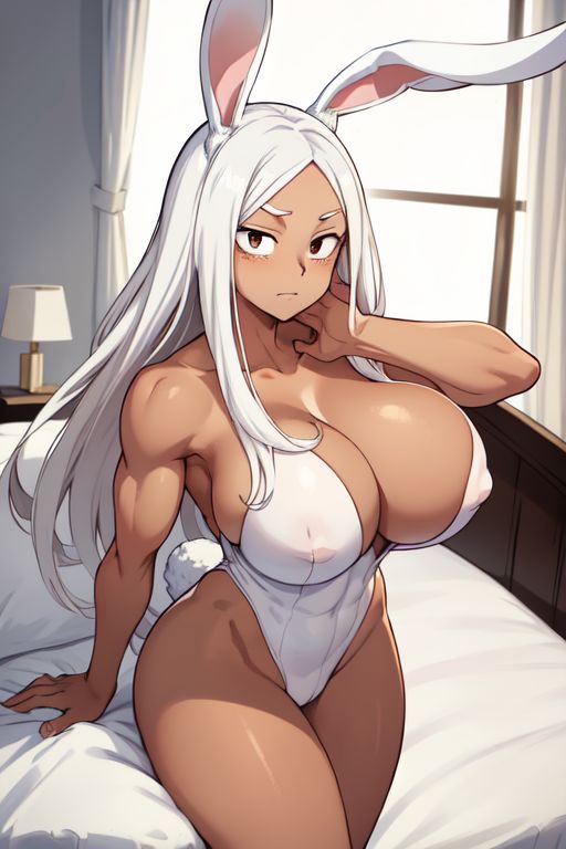 1female 1girls ahe_gao ai_generated anus ass big_ass big_breasts blush boku_no_hero_academia breasts breeding breeding_slave brown_eyes bunny_ears bunny_girl bunny_tail cum cum_in_ass cum_in_pussy cum_inside cumslut dark-skinned_female dark_skin fucked fucked_from_behind full_of_cum horny horny_female huge_ass huge_breasts lingerie miruko mommy muscular muscular_female my_hero_academia nipples pawg pussy pussy_ejaculation pussy_juice rumi_usagiyama tan_skin thick thick_ass thick_hips thick_legs thick_thighs thighs white_hair white_panties