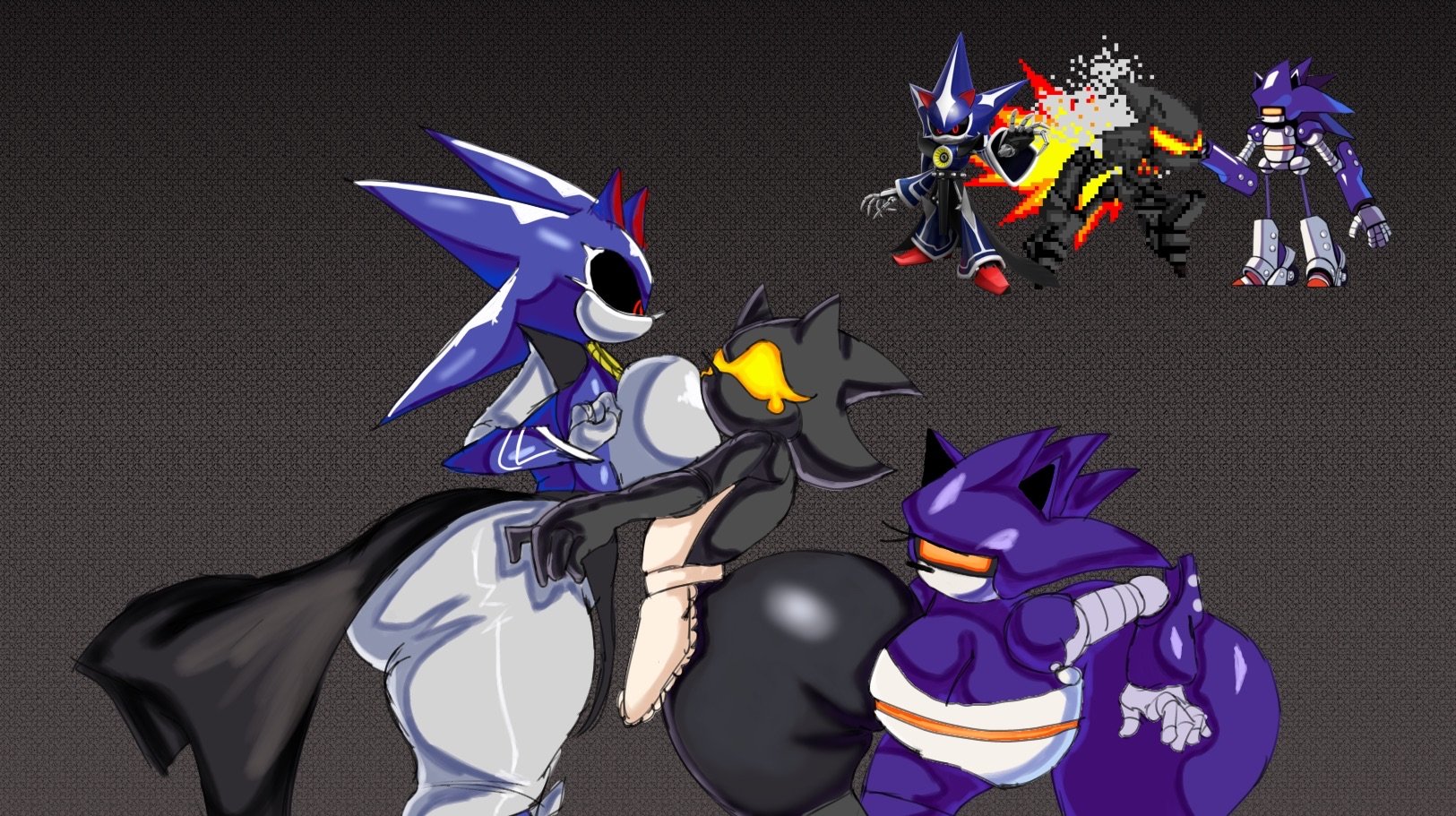 bubble ass, bubble butt, fem neo metal sonic, furnace sonic, furnace sonique, huge ass, huge breasts, hyper ass, mecha sonic, mecha sonic mk. ii, mecha sonique, mecha sonique mk. ii, metal sonic, metal sonique, neo metal sonic, neo metal sonique, rule 63, sonic (series), sonic the hedgehog (series), sonic.exe (series), squashed body
