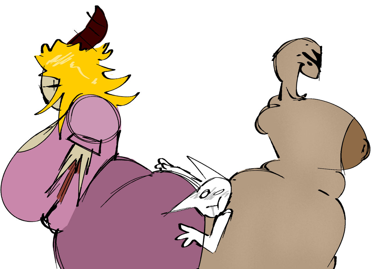 areolae, artist request, ass, big ass, big breasts, breasts, coronation day (creepypasta), death by snoo snoo, house of horrorbrews, huge ass, huge breasts, mario (series), nipples, pillar chase 2, poorly tagged, princess peach, princess peach (coronation day), roblox, roblox game, rosemary (pillar chase 2), side view, source request, squashing, squishing ass, tagme