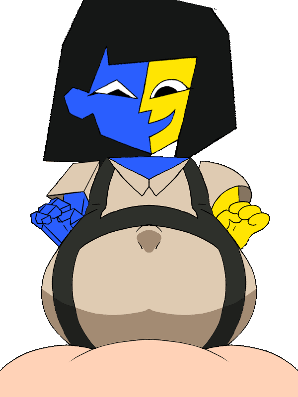 1boy, 1girls, 3:4, abstract, abstract art, abstract character, alt3r eg0, animated, beat banger, beat banger (mod), big breasts, big penis, black hair, blue body, blue skin, boobjob, breasts, clothed, edit, ena, ena (orginal), ena (series), female, floating head, floating limbs, light blue skin, light skin, light yellow body, light-skinned male, male, male/female, multicolored body, nipples, paizuri, paizuri lead by female, paizuri under clothes, paizuri with gigantic breasts, pale skin, penis, peruvian female, polygonal, pov, pov male, pov paizuri, titfuck, titjob pov, titjob under clothes, transparent background, two-tone body, unknown species, vertical video, yellow body, yellow skin