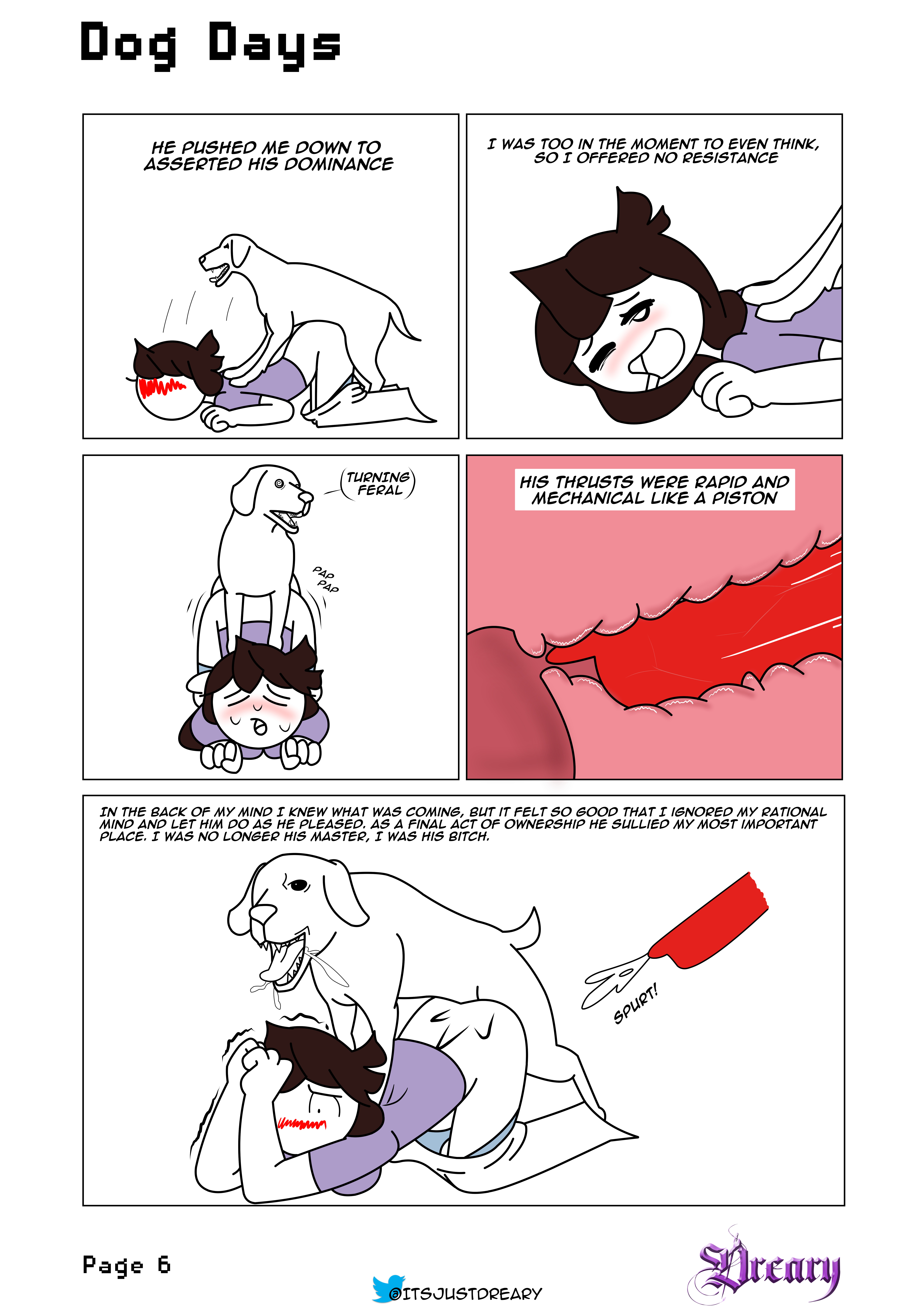 ahe gao, animal penis, bestiality, blush, brown hair, canid, canid on humanoid, canine, canine on human, canine penis, clothed sex, comic, cum in pussy, cum in uterus, dog, doggy, doggy style, domestic dog, dominant feral, dreary, face down ass up, female, female human, feral, feral on female, from behind, hetero, human, internal, internal cumshot, internal view, interspecies, jaiden, jaiden animations, jaidenanimations, male, male canine, male/female, penetration, penis, pussy, role reversal, sex, spread legs, submission, submissive female, tears, text, vaginal penetration, x-ray, youtube, zoophilia
