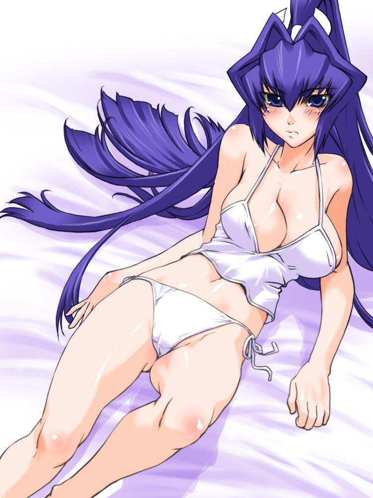 blush camisole looking_at_viewer mitsurugi_meiya muv-luv panties shinama side-tie_panties solo underwear