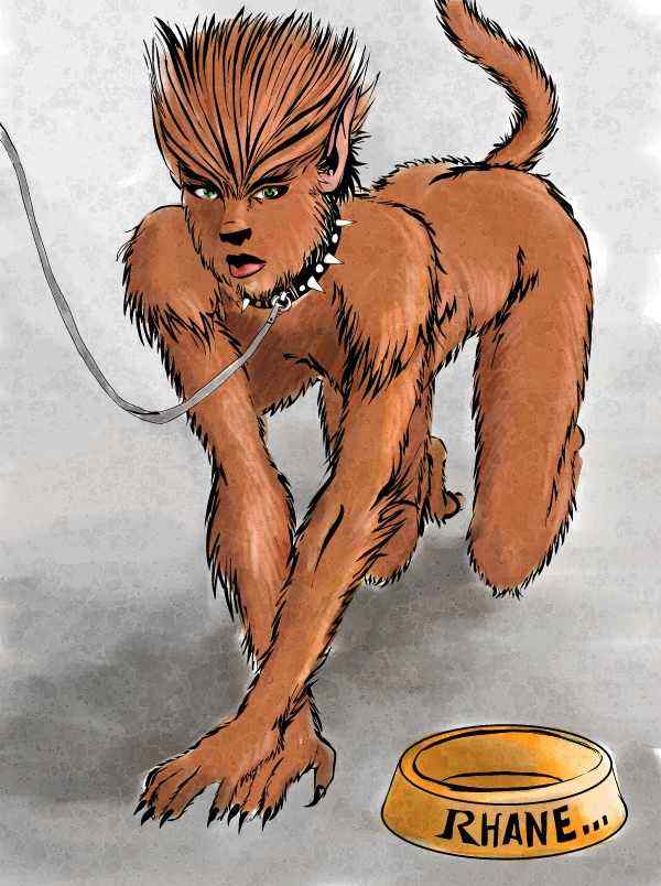 all_fours collar leash marvel new_mutants pat rahne_sinclair small_breasts straight_hair wolfsbane_(x-men) x-men