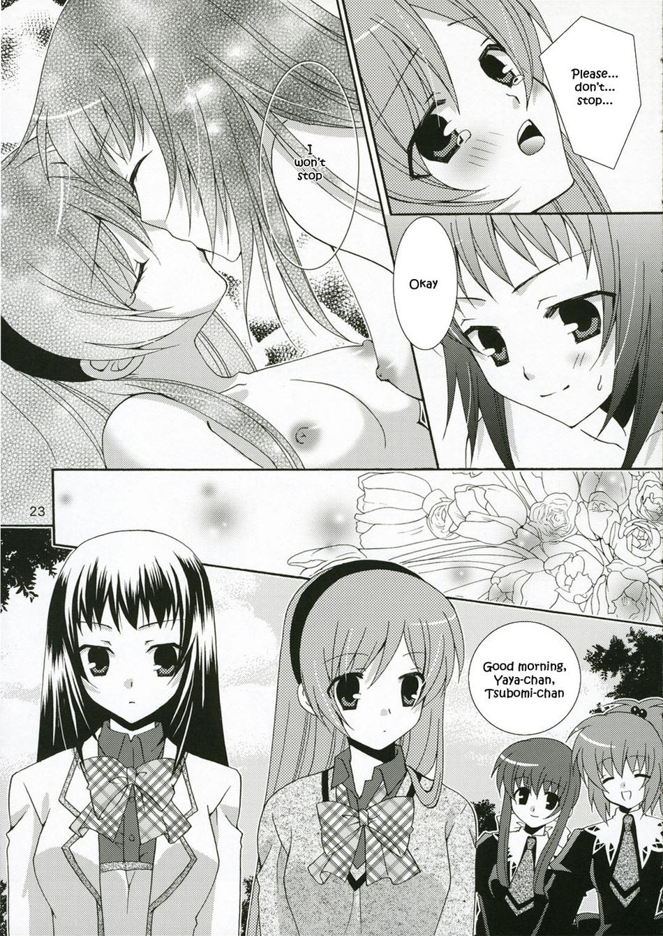 comic hikari_konohana strawberry_panic tsubomi_okuwaka yaya_nanto