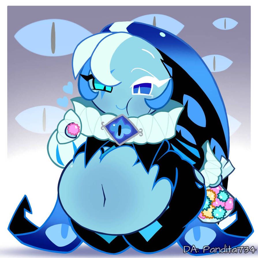 belly inflation, candy, cookie run, cookie run kingdom, fat, fat male, feederism, heart, jester, male, no sex, shadow milk cookie