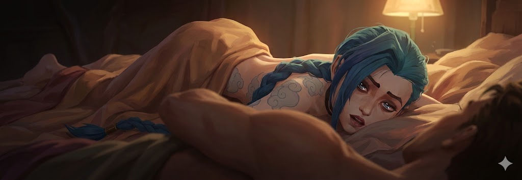 accurate art style, ai generated, arcane, jinx (arcane), jinx (league of legends)