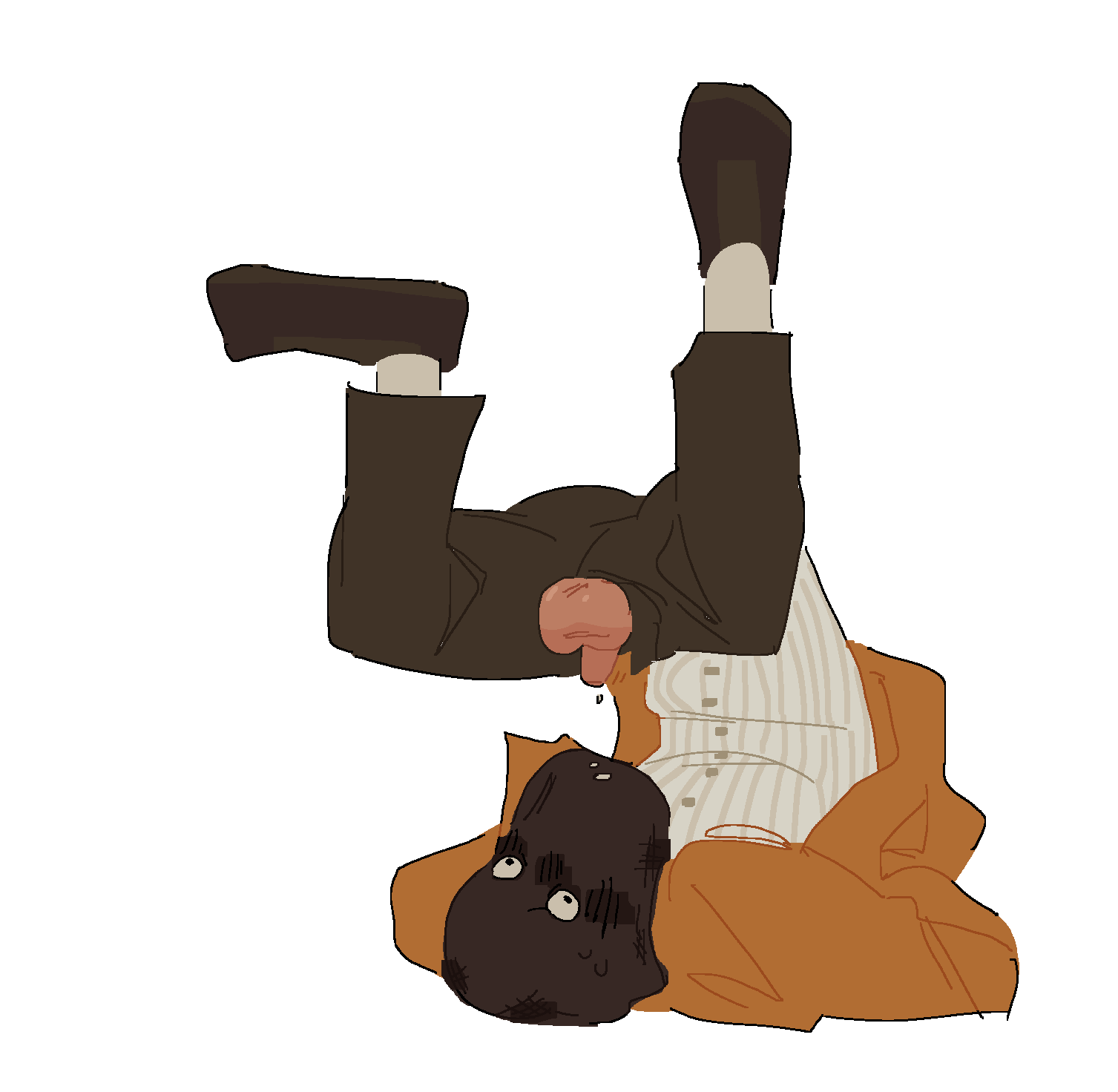 base blush blush clickold clickolding clothed clothed_male cum cum_drip cum_on_face cum_on_face_mask cum_on_mask cum_on_self digital_media_(artwork) eyes_open fanart feet_up full_body fully_clothed hands-free hands_behind_back leaking leaking_cum leaking_precum legs_up light-skinned_male male male_focus male_only mask masked masked_male on_back open_fly pants_open penis_out precum precum_drip precum_on_face precum_on_self seacritter self_upload shoes small_penis solo solo_focus sweat sweating threetreesguild_(artist) twitching twitching_penis upside-down wide_eyed