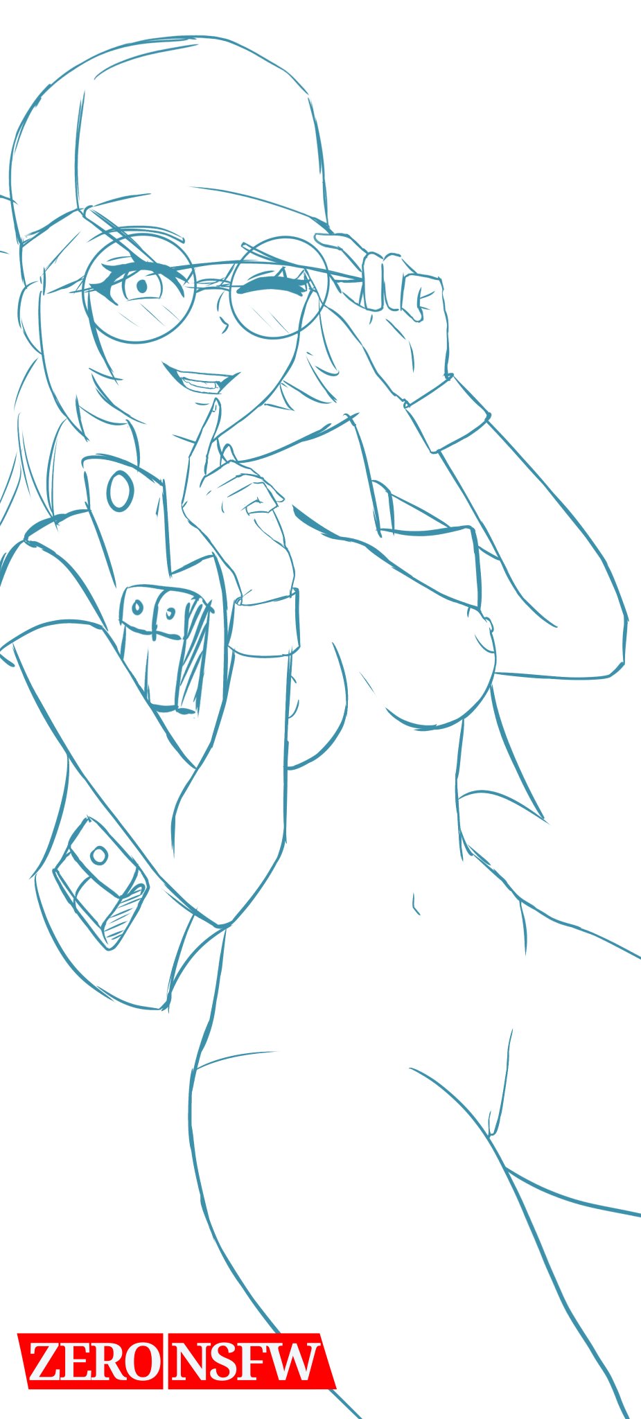 female fio_germi human looking_at_viewer metal_slug nude nude_female video_games wip zerohe_art_blue