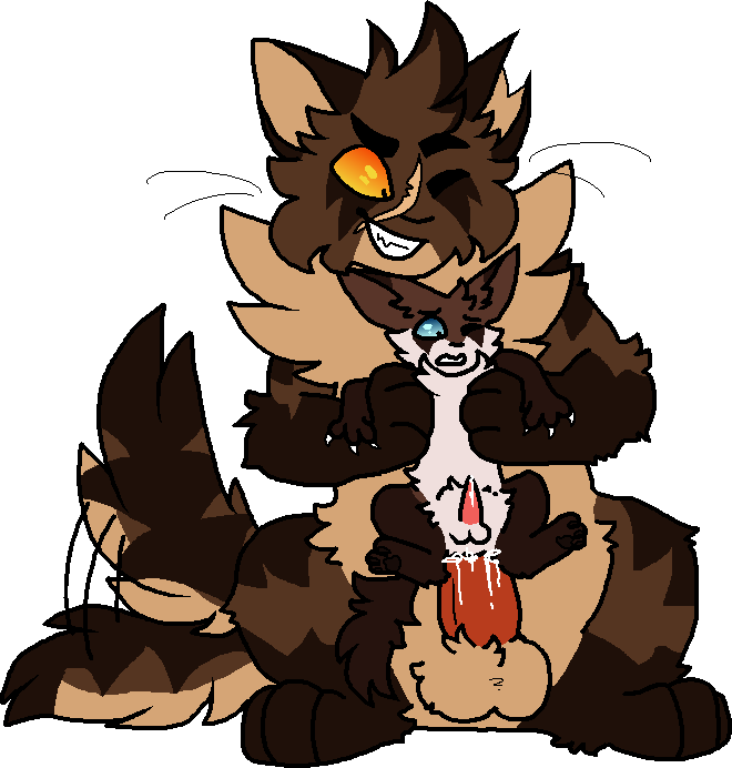 anal anal_sex anthro balls cub cum cum_in_ass cum_inside duo erection gay gay_domination gay_sex hawkfrost_(warriors) incest larger_male male male/male mammal nude penetration penis sex size_difference smaller_male tigerstar_(warriors) warriors_(cats) yaoi young