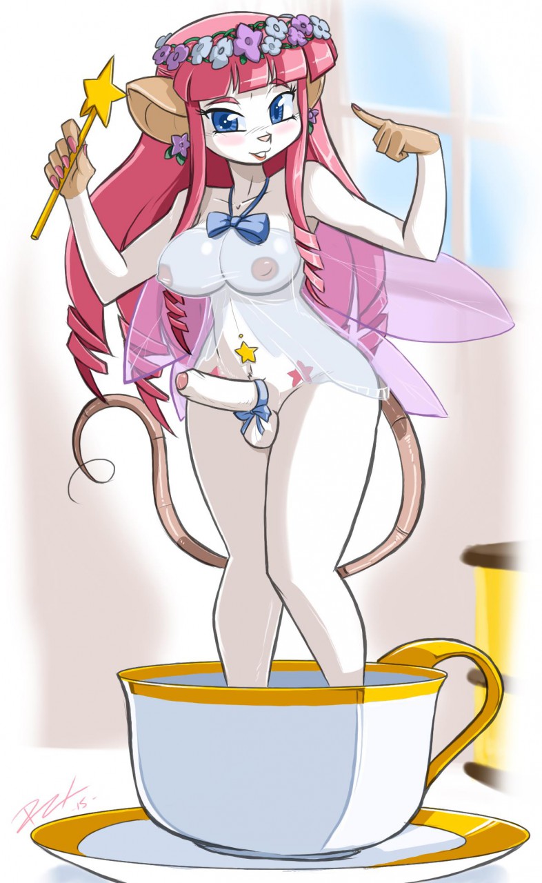 anthro breasts cup dickgirl ear_piercing ear_ring fairy hair hi_res intersex luminai mammal mouse murid murine penis piercing rodent saucer shonuff shonuff44 soulblader translucent uncut