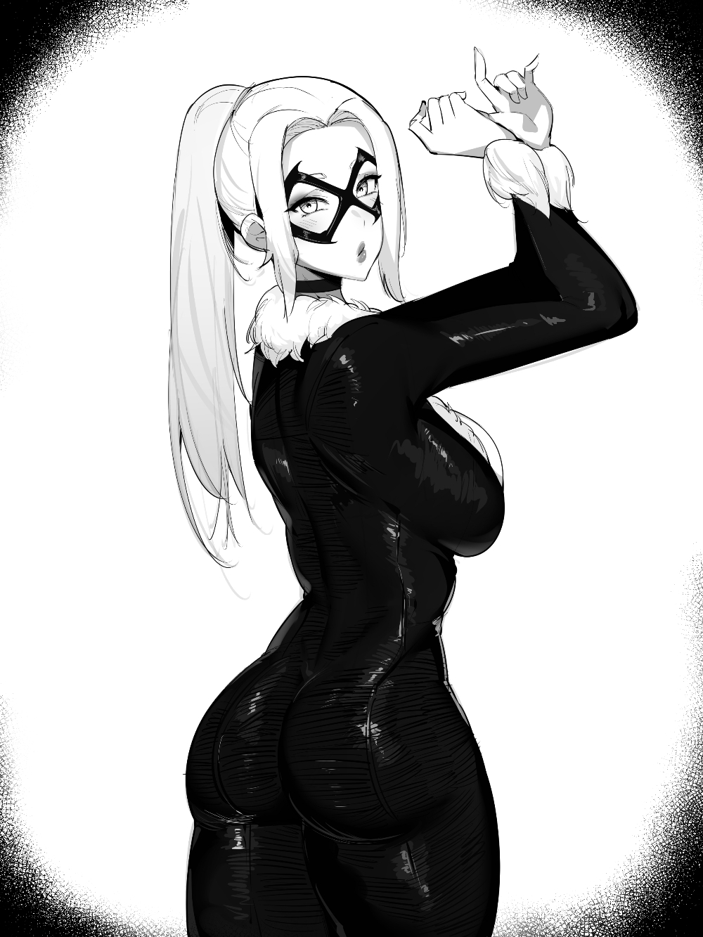 1girls, big ass, big breasts, big thighs, black cat (marvel), breasts, curvaceous, curvy, curvy figure, digital media (artwork), droctojuice, felicia hardy, female, hips, huge ass, huge breasts, huge thighs, large ass, large breasts, large thighs, legs, light skin, light-skinned female, marvel, marvel comics, mature, mature female, slim waist, spider-man (series), thick, thick hips, thick legs, thick thighs, thighs, voluptuous, waist, white hair, wide hips, wide thighs