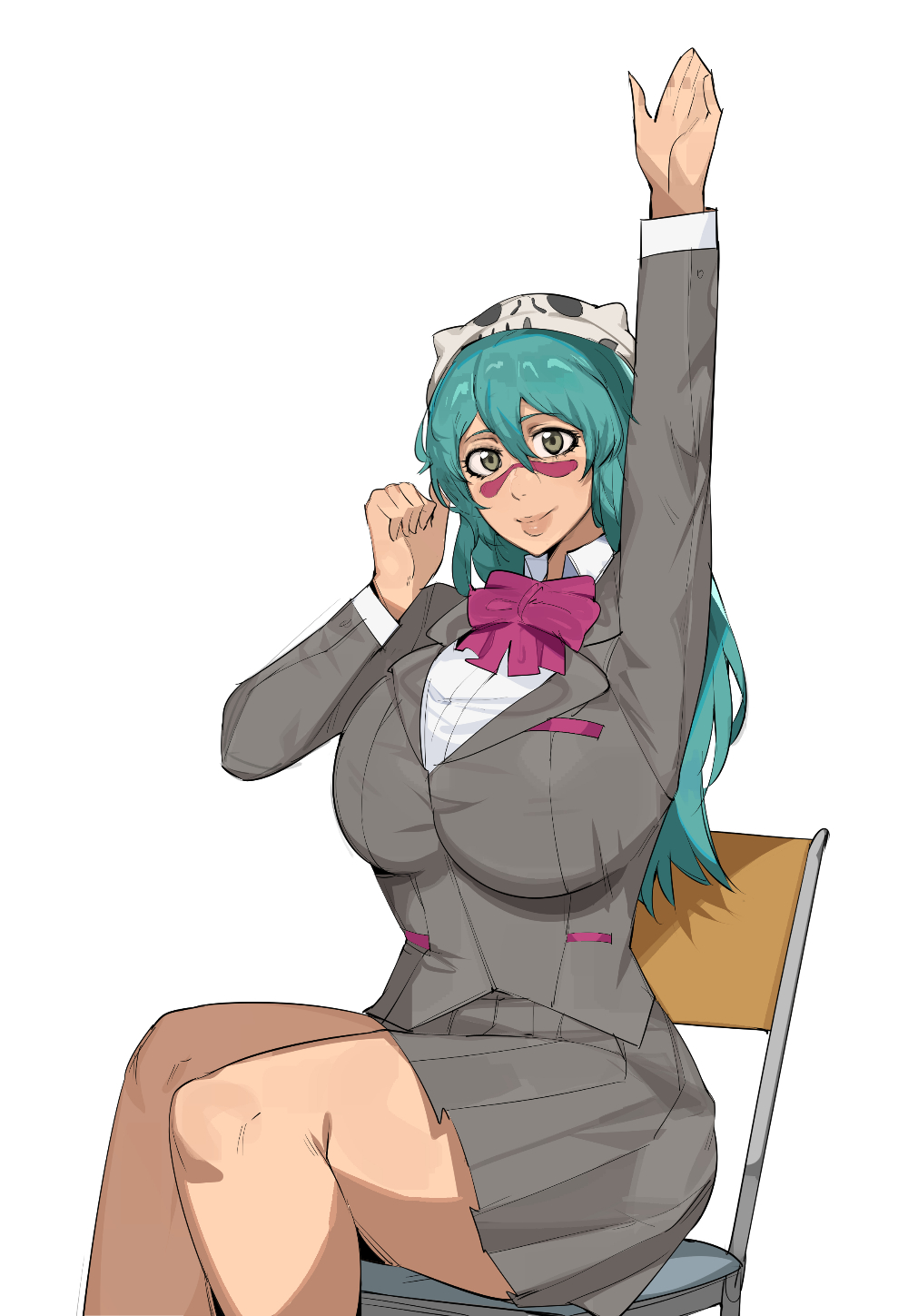 1girls, arrancar, big ass, big breasts, big thighs, bleach, breasts, curvaceous, curvy, curvy figure, digital media (artwork), droctojuice, female, female only, hips, hollow (species), huge ass, huge breasts, huge thighs, humanoid, large ass, large breasts, large thighs, legs, light skin, light-skinned female, mature, mature female, nelliel tu odelschwanck, slim waist, solo, thick, thick hips, thick legs, thick thighs, thighs, voluptuous, waist, wide hips, wide thighs