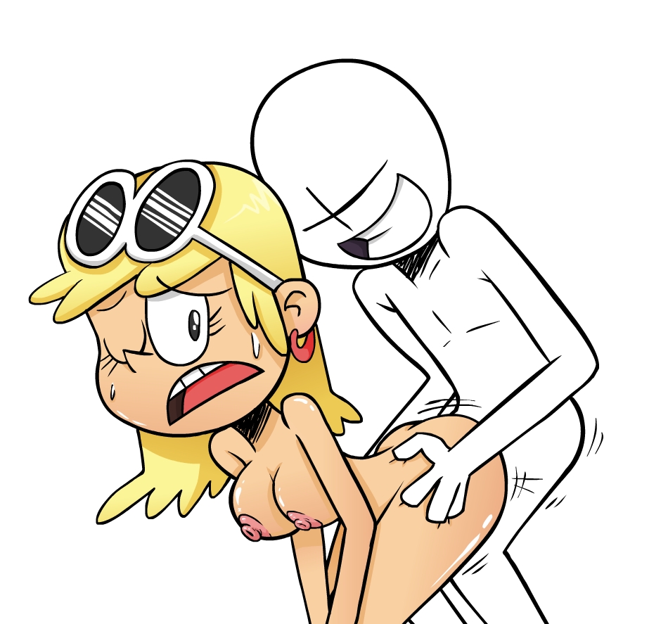 1boy, 1girls, ass, big breasts, blonde hair, breasts, doggy style, female, leni loud, male, nickelodeon, penetration, sex, straight hair, the loud house