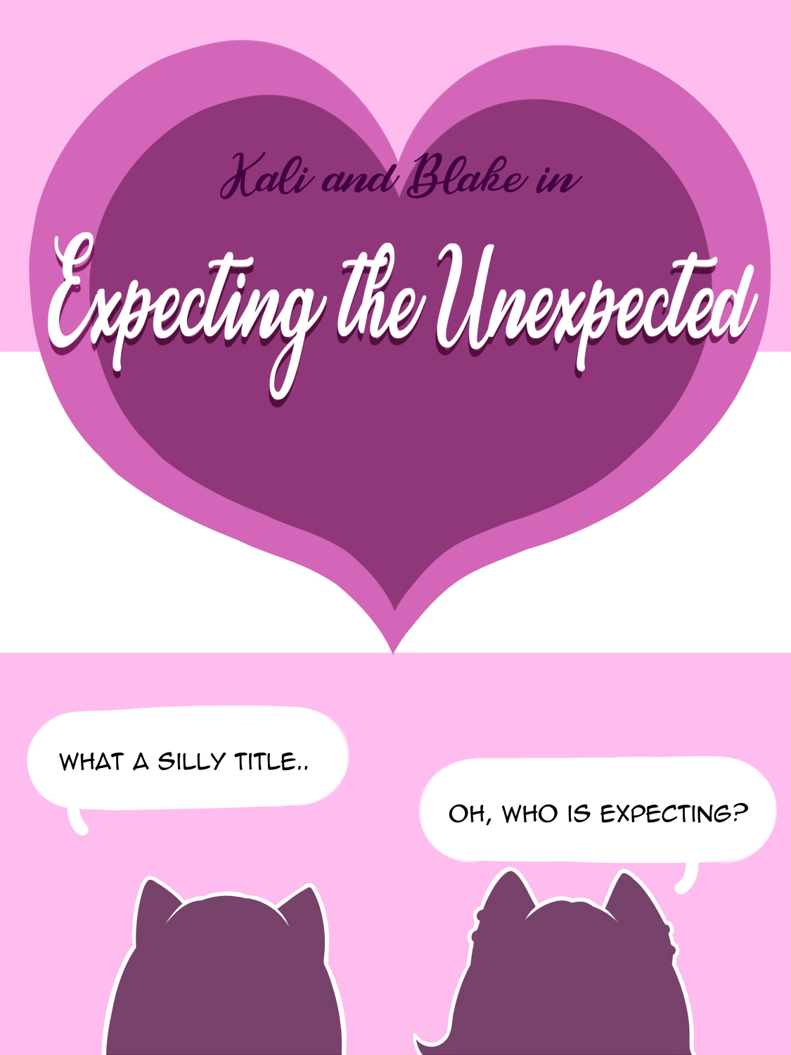black hair, blake belladonna, cat ears, faunus, female, grillo, kali belladonna, rwby, silhouette, speech bubble, title page