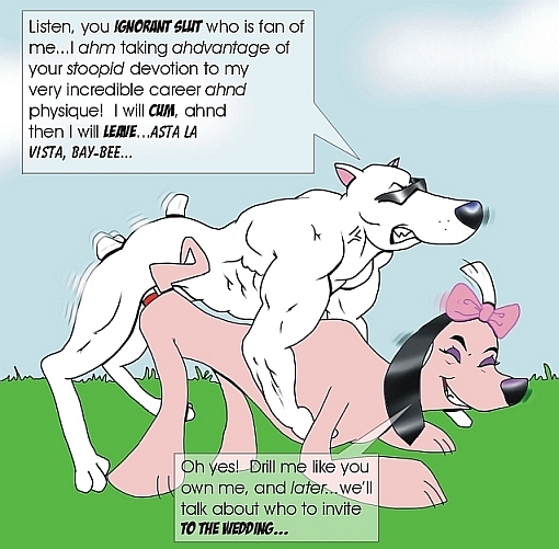 101_dalmatians arnold_the_pitbull biceps bodybuilder canine crossover disney dog female feral fur male mammal muscle muscles muscular muscular_male penis straight tiny_toon_adventures vendella_de_vil