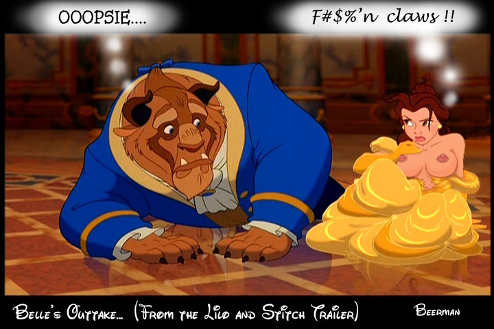 beast_(disney) beauty_and_the_beast beerman belle disney disney_princess nipples tagme