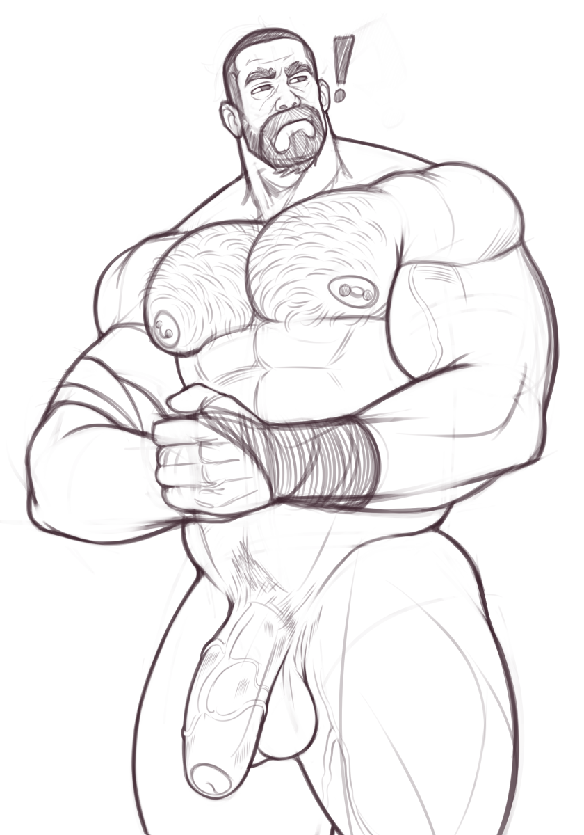 abs activision balls bara beard biceps big_balls big_penis blizzard_entertainment daddy flaccid gabriel_reyes male male_nipples male_only manly mature_male monochrome muscular_male nipples nude overwatch overwatch_2 pecs penis reaper skayous solo solo_male