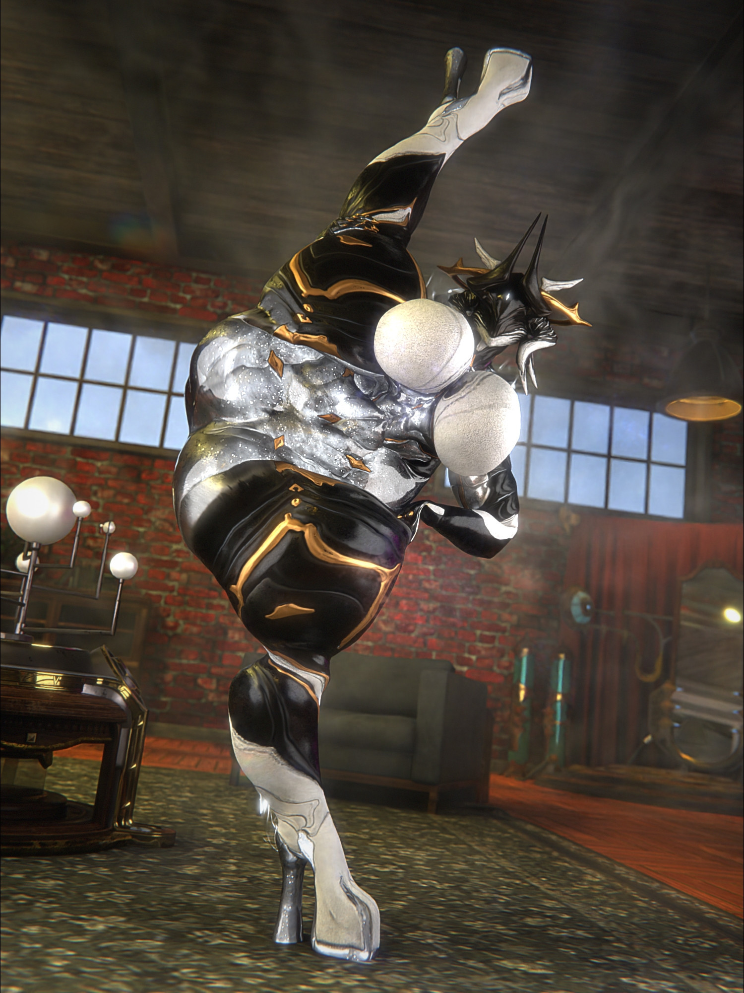 ass, big ass, big breasts, breasts, bubble ass, bubble butt, ember (warframe), ember heirloom (warframe), female, huge ass, huge breasts, qzk forte, tagme, thick thighs, warframe, wide hips
