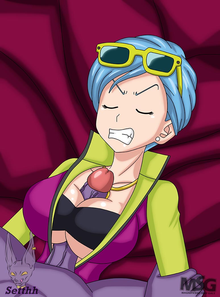 angry angry_sex anthro_on_human beerus bulma_briefs dragon_ball dragon_ball_super female god_of_destruction magnificentsexygals male paizuri setthh98