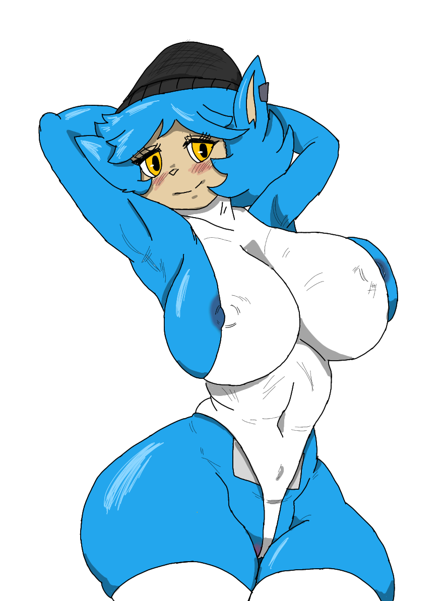 big_ass big_breasts big_breasts big_legs blue_skin funkin_in_the_massacre_night funkin_in_the_massacre_night_d-sides slendytubbies slendytubbies_3 slendytubbies_oc suit teletubbie teletubbies yellow_eyes zoe_(fitmn_d-sides)