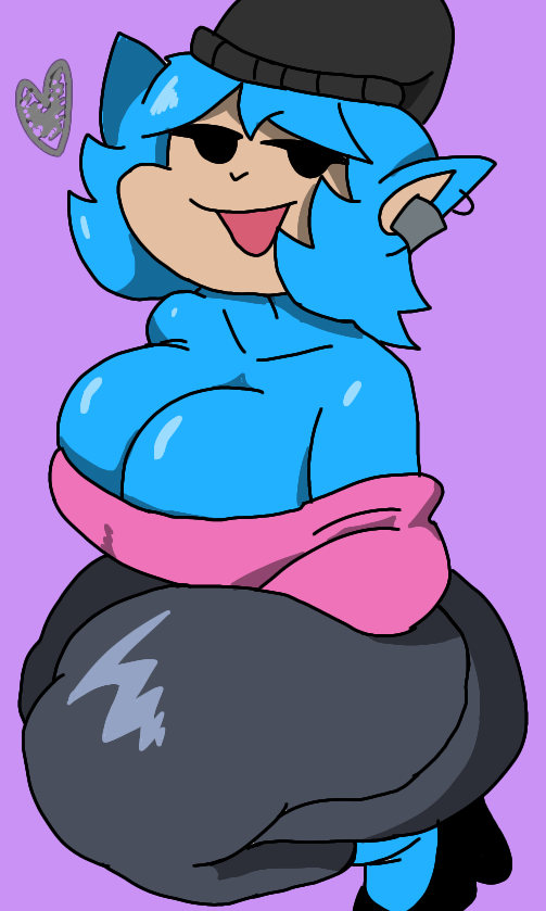 big_ass big_breasts big_legs black_jeans black_shoes blue_skin chubby chubby_female female pink_sweater slendytubbies slendytubbies_3 slendytubbies_oc teletubbie teletubbies traced zoe_(fitmn_d-sides)